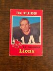 1971 O-Pee-Chee CFL Set Break OPC #37 Tom Wilkinson B.C. Lions