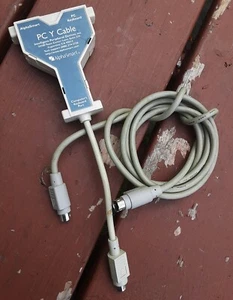 Intelligent Peripheral Devices PC Y Cable PS2 AlphaSmart 5.5 ft Male Female - Picture 1 of 1