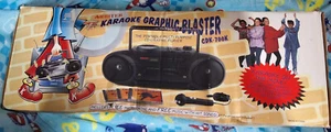 Vintage Arbiter Karaoke Graphic Blaster Boom Box Ghetto Blaster 80s in Box - Picture 1 of 16