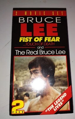 BRUCE LEE 2 MOVIE SET FIST OF FEAR....Touch Of Death & THE REAL BRUCE LEE - NEW - Image 1 of 4