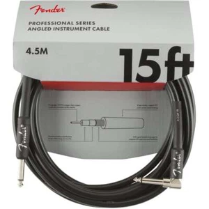 Fender 15 ft Professional Series Instrument Cable Straight/Angle Connectors - Picture 1 of 4