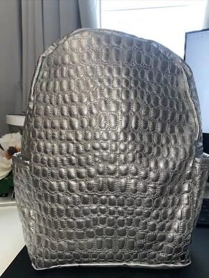 State Bags Silver Nylon Backpack NWT - Image 1 of 4