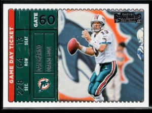 2022 Panini Contenders Game Day Ticket #GDT-DMA Dan Marino - Picture 1 of 2