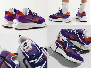 NIKE X SACAI VAPORWAFFLE MESH TRAINERS SNEAKERS SCHUHE TURNSCHUHE DARK IRIS 44.5 - Bild 1 von 11