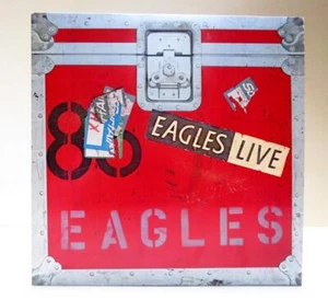 Eagles Live "86" Double Vinyl LP Record w/ Poster - 1980 Asylum Records - Picture 1 of 18