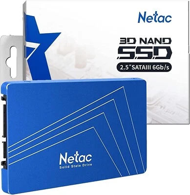 SSD 512GB, 480GB, 256, 240GB 120,Internal, 2.5" Solid State Hard Drive Netac - Image 1 of 4