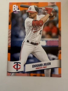 Edouard Julien 2024 Topps Big League Electric Orange Foil #188 Minnesota Twins - Bild 1 von 2