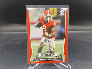 Kenny McIntosh 2023 Leaf Draft Red #59 Georgia Seahawks RC Rookie - Picture 1 of 2