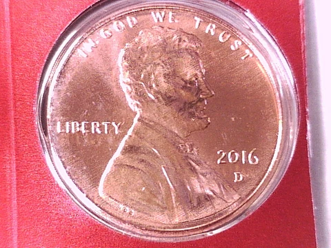 1 Roll of 50 2016 D Lincoln Shield Cents In Mint Cello Video 000073 Cover