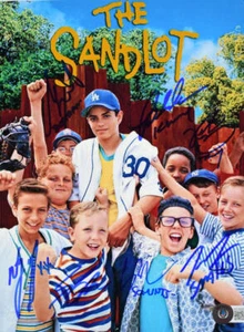 The Sandlot Autographed 8x10 Movie Photo w/7 Actors -Beckett W Hologram *Blue - Picture 1 of 9