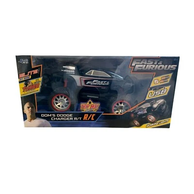 Fast & Furious Dom's Dodge Charger R/T Elite R/C 1:16 Scale USB Charging Lights - Image 1 of 2
