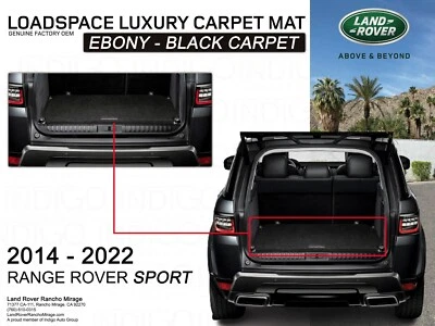 Alfombra de lujo Land Rover genuina OEM Range Rover SPORT alfombra espacio de carga alfombrilla nueva Foto 1 de 2