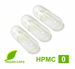 Leerkapseln 100 - 20.000 vegan / vegetarisch HPMC Gr. 0 leere Kapseln Zellulose - Bild 1 von 70