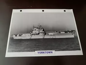 USS Yorktown foto e scheda informativa 1942 - Foto 1 di 2