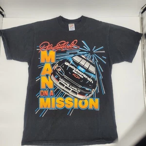 T-shirt nera vintage Dale Earnhardt 1996 uomo in missione uomo L grafica all over - Foto 1 di 5