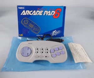 Arcade Pad 6 manette NEC DUO RX PCE-TP1 très rare en boite import Japon - Photo 1/10
