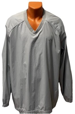 Greg Norman Gris Cuello en V Pullover Golf Viento Chaleco XXL/TTG Foto 1 de 4