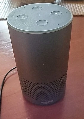 Amazon Echo (2nd Generation) Smart Assistant - Silver Finish - Image 1 of 2