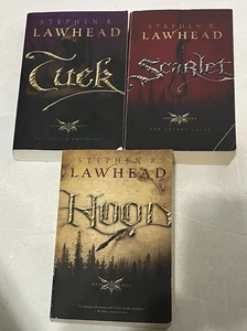 King Raven Trilogy (Hood, Scarlet & Tuck) Set [3 Paperback] Lawhead, Stephen VG - Imagen 1 de 4
