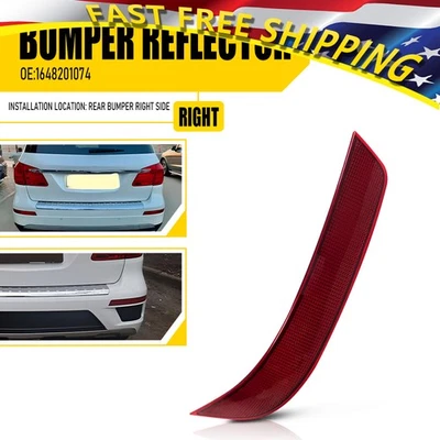 For Mercedes-Benz GL450 X164 GLS450 GL500 Rear 2010-12 Bumper Reflector Light RH - Image 1 of 4
