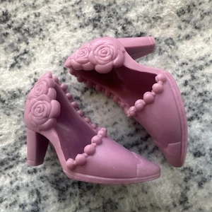 12" Disney Descendants 2 Estilo Switch Mal Púrpura Zapatos de Repuesto Tacones Altos - Imagen 1 de 5