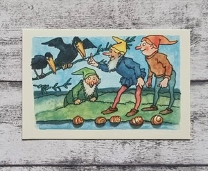 Werf Graben Zwerg Butzemann Kinderlieder Kölln Bilderdienst 1960er Sammelbild - Picture 1 of 2