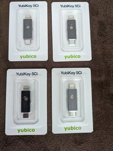 Yubico YubiKey 5Ci USB - C BUNDLE 4 NAGELNEU UND VERSIEGELT - Bild 1 von 2
