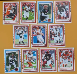 2025 Donruss NFL Team Set Cincinnati Bengals Joe Burrow Ja'Maar Chase - Picture 1 of 5