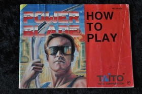Power Blade Nintendo NES Manual NES-7T-SCN PAL