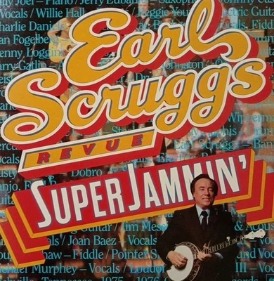 Earl Scruggs Revue-Super Jammin' Vinyl Promo LP Album.1984 Columbia FC 39370. - Image 1 of 4