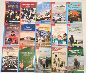 Lot Of 15 SPANISH Grade 3-5 McGraw-Hill Leveled Readers Classroom-Homeschool - Picture 1 of 16