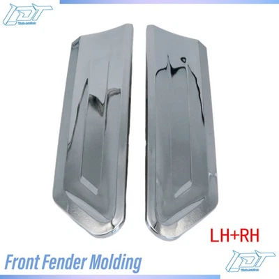 Para BMW 740Li/xDrive F02 2013-2015 Guardabarros delantero moldura lado derecho izquierdo cromado Foto 1 de 4