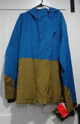 NWT Armada Stealth Gore-Tex Ski Snowboard Jacket Blue Reflective Recco XL $360 - Image 1 of 4