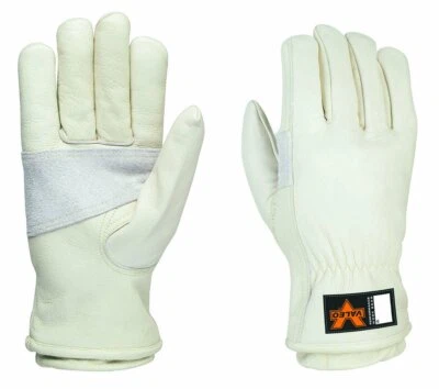 Guantes forrados de Kevlar multitarea de cuero Valeo Industrial V620, talla XL Foto 1 de 3