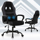 Massage Racing Gaming Chair Computer Swivel Executive Chair W/lumber Support