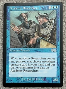 MTG Academy Researchers URZA'S SAGA NM BLUE UNCOMMON Magic the Gathering - Picture 1 of 1
