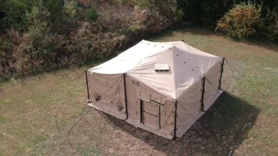 Tienda de campaña modular de uso general MGPT pequeña del ejército de Estados Unidos 18x18' Foto 1 de 4