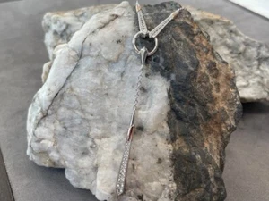 Walisisches Silber & 9 kt Rotgold Julien Macdonald x Clogau Showstopper Lariat - Bild 1 von 11
