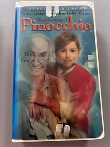 The Adventures of Pinocchio VHS tape hologram cover, Martin Landau - Imagen 1 de 3