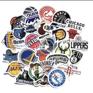 Lote de 30 pegatinas de la NBA vendedor de Estados Unidos. En mano. - Imagen 1 de 4