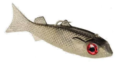 DOA SM-336 PLATA BRILLO / ESPALDA NEGRA 5" SALMONETE DE NATACIÓN Foto 1 de 1