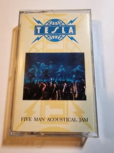 Tesla ‎– Five Man Acoustical Jam - Cassette - VG+/EX CS2 - Picture 1 of 2