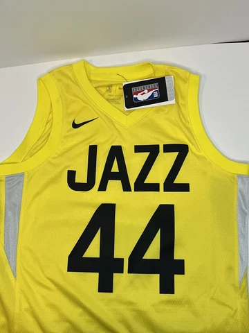Utah Jazz Nike Jersey NBA Basketball Bogdanovic 44 Yellow Size Medium M Dri-Fit Cover