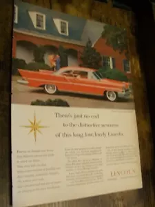 1957 Lincoln Premiere 2-dr hardtop mid-size-mag car ad-"distinctive newness" - Picture 1 of 1