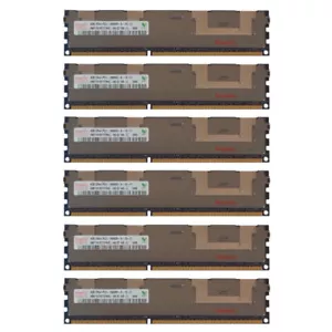 24GB Kit 6x 4GB HP Proliant DL320 DL360 DL370 DL380 ML330 ML350 G6 Memory Ram - Picture 1 of 1