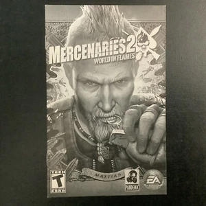 Mercenaries 2: World In Flames PS2 Playstation 2 nur Bedienungsanleitung - Bild 1 von 2