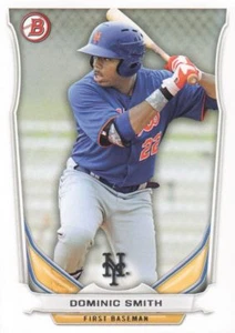 (50) LOTE DE TARJETAS DE NOVATO DOMINIC SMITH 2014 Bowman Draft Picks #TP-26 Mets - Imagen 1 de 1