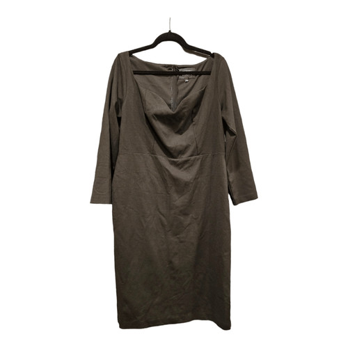 VALENTINO Abito tubino ELOQUII X JASON WU nero a cuore manica lunga Taglia 16