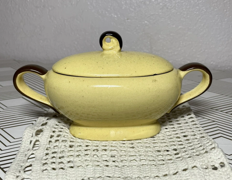 Bikini-Sunshine Yellow by HARMONY HOUSE CHINA SUGAR BOWL w/LID - Image 1 of 4