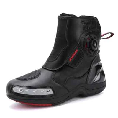 Botas de Montar Motocicleta Verano Ciclismo Zapatos Hombres Aire Libre Parte Superior Alta Cross-country Foto 1 de 4